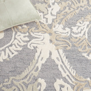 Safavieh Ebony EBN657F Grey / Ivory Area Rug Detail