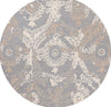 Safavieh Ebony EBN657F Grey / Ivory Area Rug Round