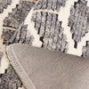 Safavieh Ebony EBN704H Dark Grey / Ivory Area Rug Fold