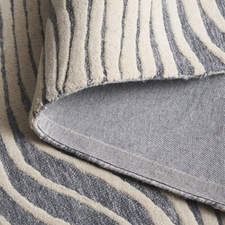 Safavieh Ebony EBN707F Grey / Ivory Area Rug Fold