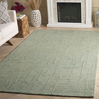 Safavieh Ebony EBN750Y Green Area Rug Room Scene