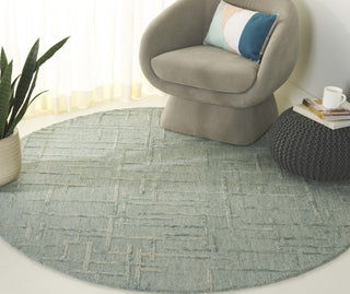 Safavieh Ebony EBN750Y Green Area Rug Room Scene