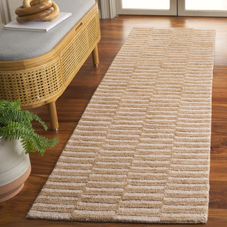 Safavieh Ebony EBN751B Beige / Brown Area Rug Room Scene Feature