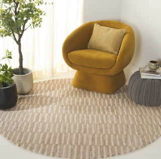 Safavieh Ebony EBN751B Beige / Brown Area Rug Room Scene Feature