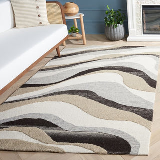 Safavieh Ebony EBN804 Ivory / Grey Area Rug Room Scene Feature