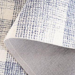 Safavieh Ebony EBN806M Ivory / Blue Area Rug Fold