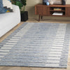 Safavieh Ebony EBN812M Ivory / Blue Area Rug Room Scene