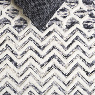 Safavieh Ebony EBN813Z Ivory / Black Area Rug Detail