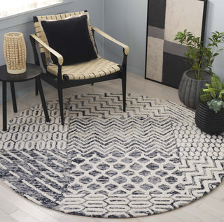 Safavieh Ebony EBN813Z Ivory / Black Area Rug Room Scene