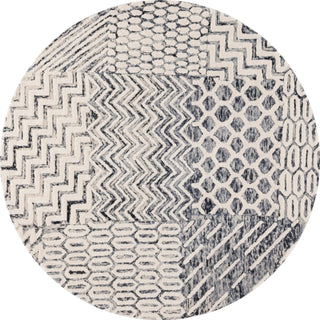 Safavieh Ebony EBN813Z Ivory / Black Area Rug Round