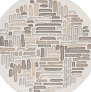 Safavieh Ebony EBN850B Beige / Ivory Area Rug Round
