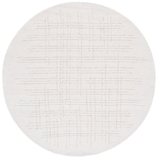 Safavieh Ebony EBN851A Ivory / Grey Area Rug Round
