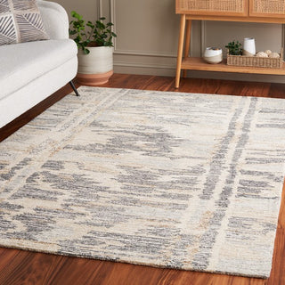 Safavieh Ebony EBN902 Grey / Ivory Area Rug Room Scene Feature