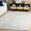 Safavieh Ebony EBN904A Ivory / Blue Area Rug Room Scene Feature