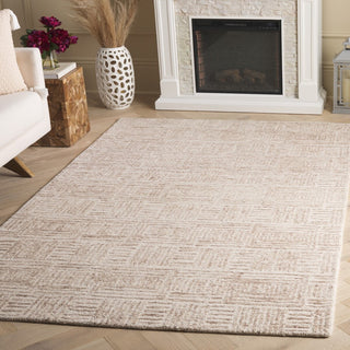 Safavieh Ebony EBN907A Ivory / Brown Area Rug Room Scene Feature