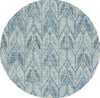 Safavieh Ebony EBN909L Light Blue Area Rug Round