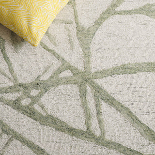 Safavieh Ebony EBN913Y Ivory / Light Green Area Rug Detail