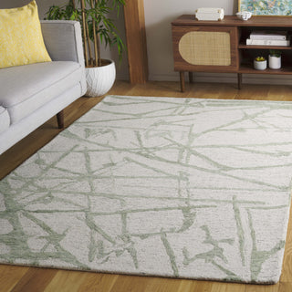 Safavieh Ebony EBN913Y Ivory / Light Green Area Rug Room Scene
