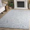 Safavieh Ebony EBN917L Ivory / Light Blue Area Rug Room Scene