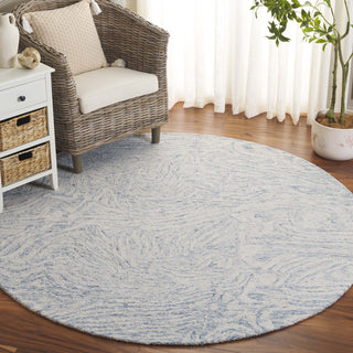 Safavieh Ebony EBN917L Ivory / Light Blue Area Rug Room Scene