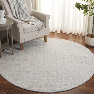 Safavieh Ebony EBN920L Ivory / Light Blue Area Rug Room Scene Feature