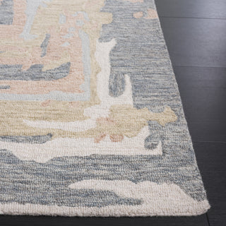 Safavieh Ebony EBN924F Grey / Ivory Area Rug Detail