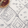 Safavieh Ebony EBN929A Ivory / Grey Area Rug Detail
