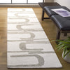 Safavieh Ebony EBN951Y Ivory / Green Area Rug Room Scene Feature