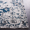 Safavieh Easy Care ECR107A Ivory / Blue Machine Washable Area Rug Detail