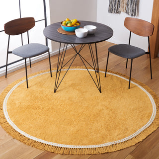 Safavieh Easy Care ECR204C Yellow / Ivory Machine Washable Area Rug Room Scene