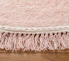 Safavieh Easy Care ECR204U Pink / Ivory Machine Washable Area Rug Detail