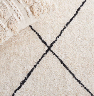 Safavieh Easy Care ECR210A Ivory / Black Area Rug Detail