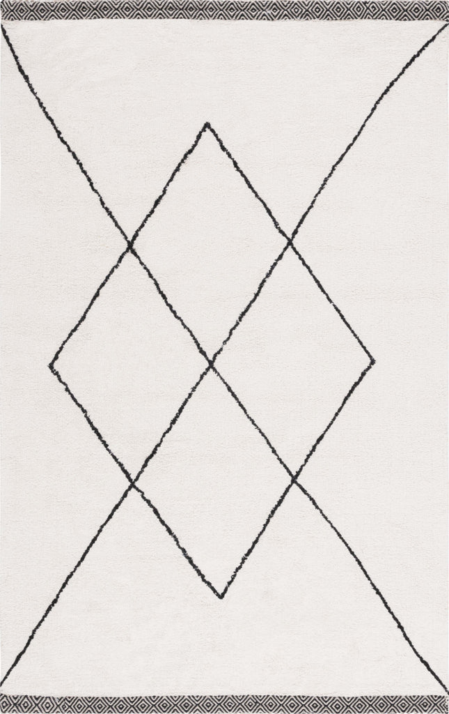 Safavieh Easy Care ECR210A Ivory / Black Area Rug main image