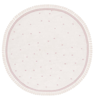Safavieh Easy Care ECR212U Ivory / Pink Area Rug Round