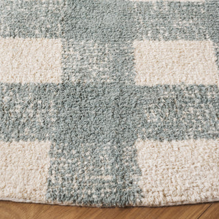 Safavieh Easy Care ECR216J Ivory / Teal Area Rug Detail