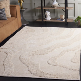 Safavieh Easy Care ECR218A Ivory Machine Washable Area Rug Room Scene Feature