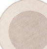 Safavieh Easy Care ECR220B Ivory / Beige Machine Washable Area Rug Round