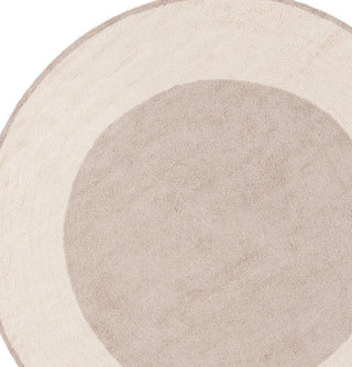 Safavieh Easy Care ECR220B Ivory / Beige Machine Washable Area Rug Round