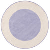 Safavieh Easy Care ECR220V Ivory / Lilac Machine Washable Area Rug Round