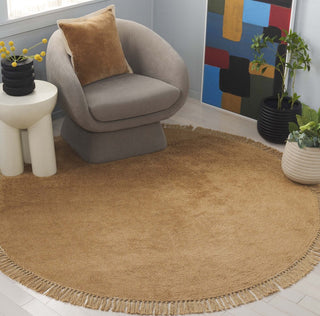 Safavieh Easy Care ECR221T Light Brown Machine Washable Area Rug Room Scene Feature