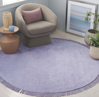Safavieh Easy Care ECR221V Lilac Machine Washable Area Rug Room Scene Feature