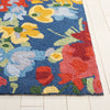 Safavieh Easy Care ECR301N Navy / Red Area Rug Detail