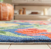 Safavieh Easy Care ECR301N Navy / Red Area Rug Detail