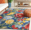 Safavieh Easy Care ECR301N Navy / Red Area Rug Room Scene Feature