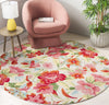 Safavieh Easy Care ECR302A Ivory / Red Area Rug Room Scene Feature