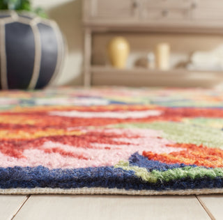 Safavieh Easy Care ECR305N Navy / Red Area Rug Detail