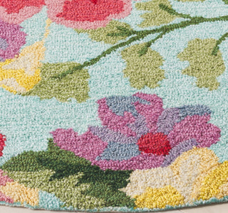 Safavieh Easy Care ECR306L Blue / Pink Area Rug Detail