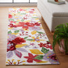 Safavieh Easy Care ECR307A Ivory / Red Area Rug Room Scene Feature