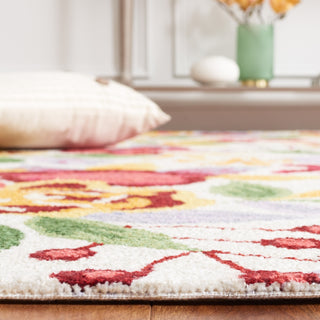 Safavieh Easy Care ECR307A Ivory / Red Area Rug Detail