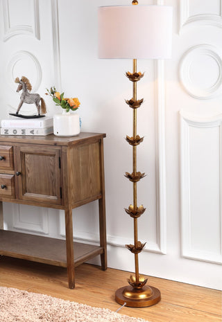 Safavieh Landen FLL4003A Antique Gold Lamp Room Scene On Feature